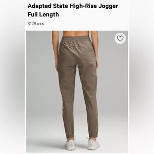 Lululemon adapted state high-rise jogger full length in navy